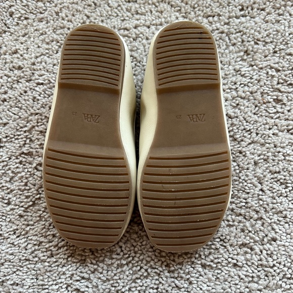 Zara Toddler Girl Leather Ballet Flats - Picture 3 of 4